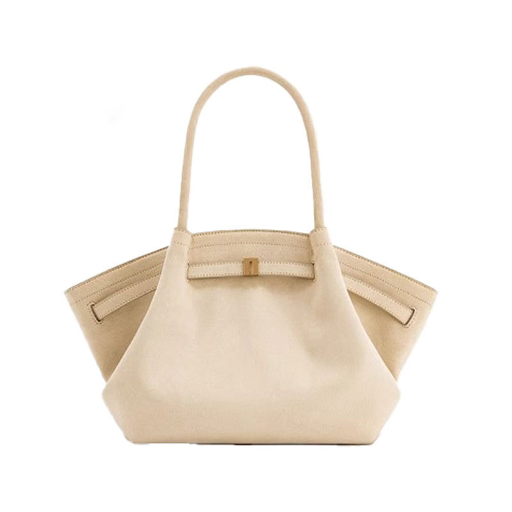 #69 Women's new suede commuter bag shoulder slung underarm bag