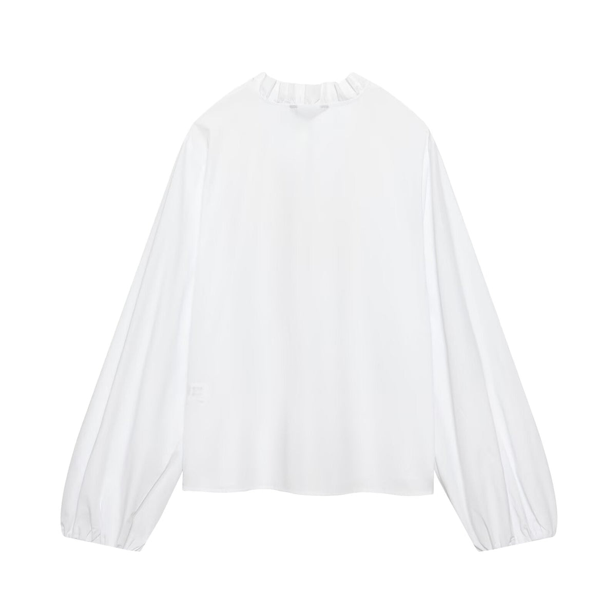 Women's 2026 layered decoration casual poplin shirt