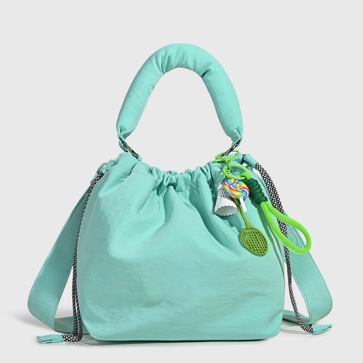 #109 Women's new casual Joker drawstring slung portable mini bag