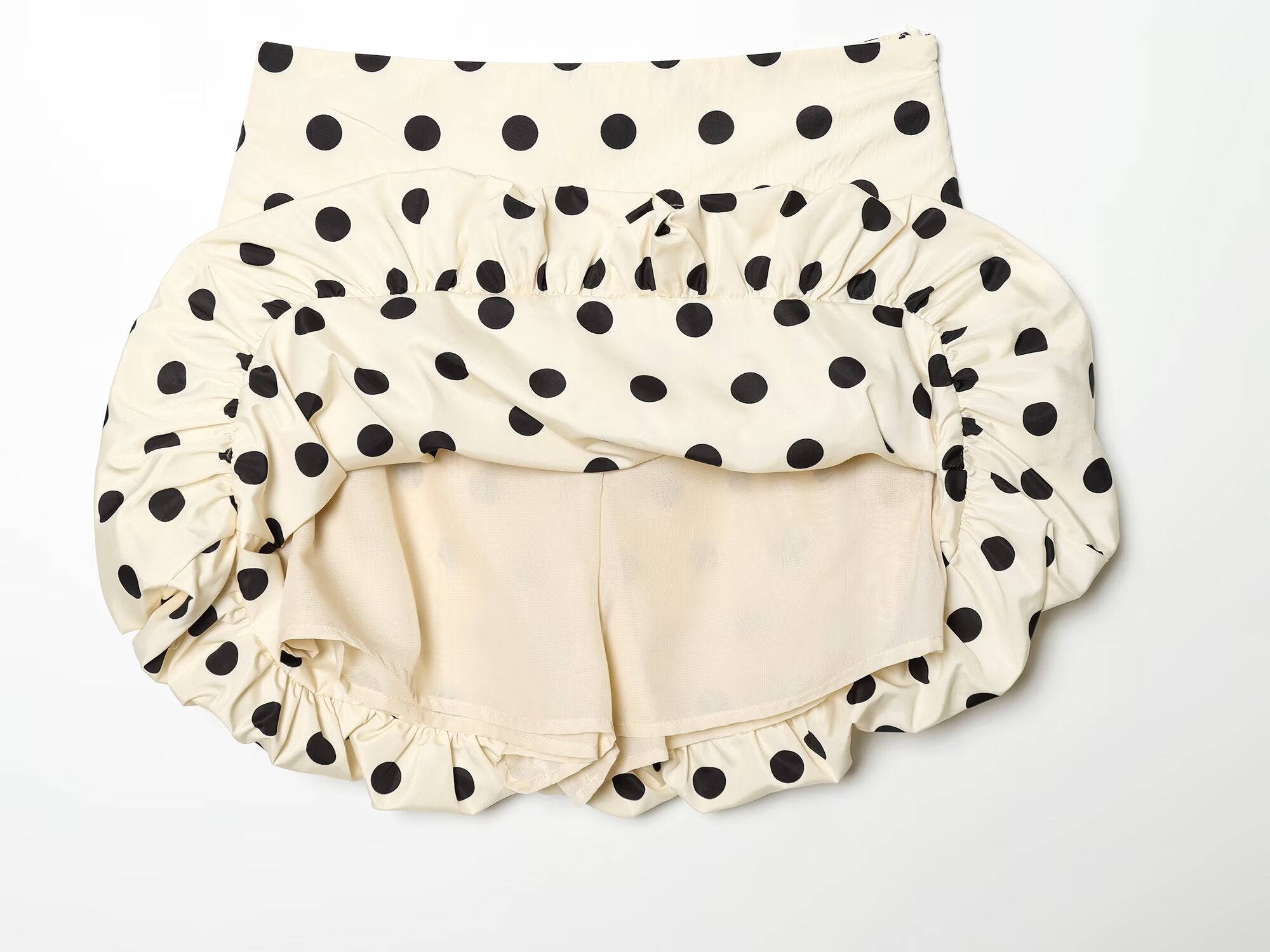 Women's balloon shaped polka dot skirt pants