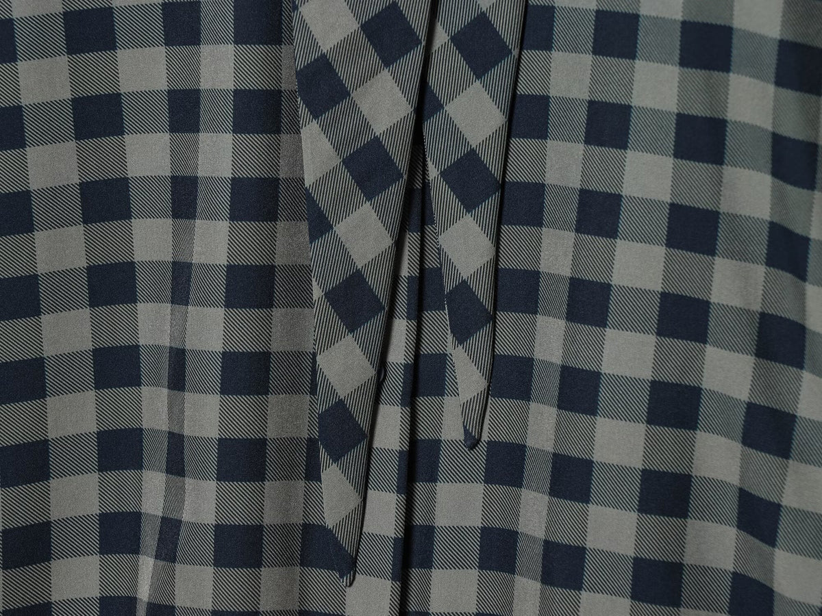 Women's scarf decoration casual plaid shirt