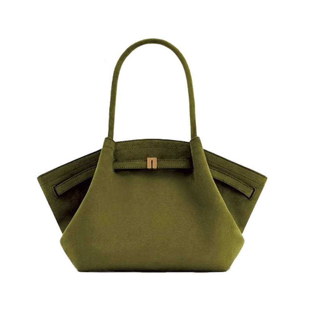 #69 Women's new suede commuter bag shoulder slung underarm bag