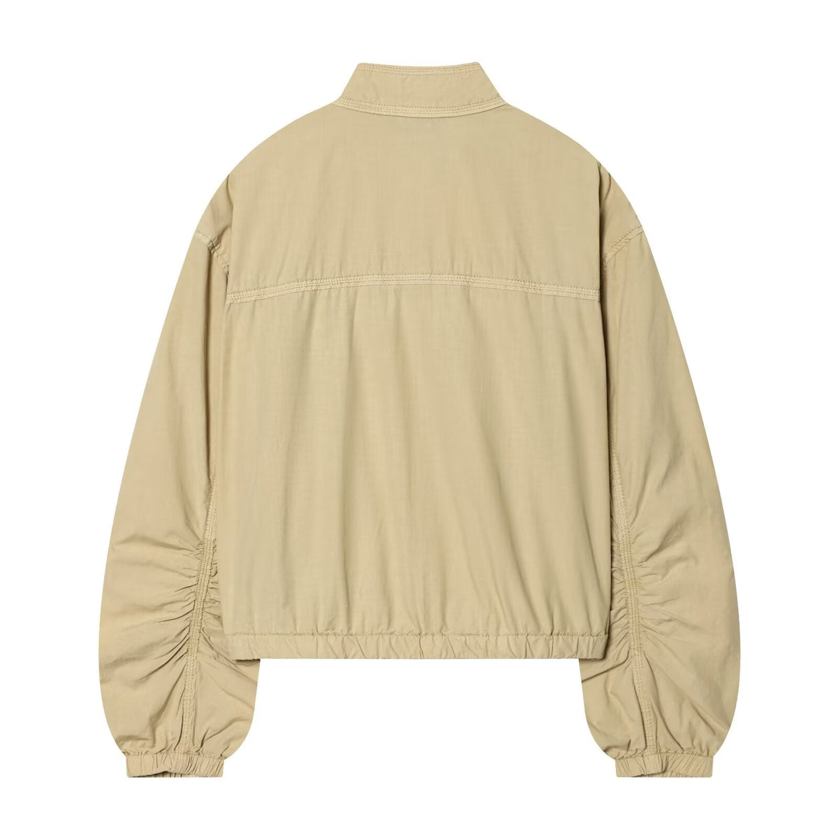 Women's washed effect poplin jacket Coat