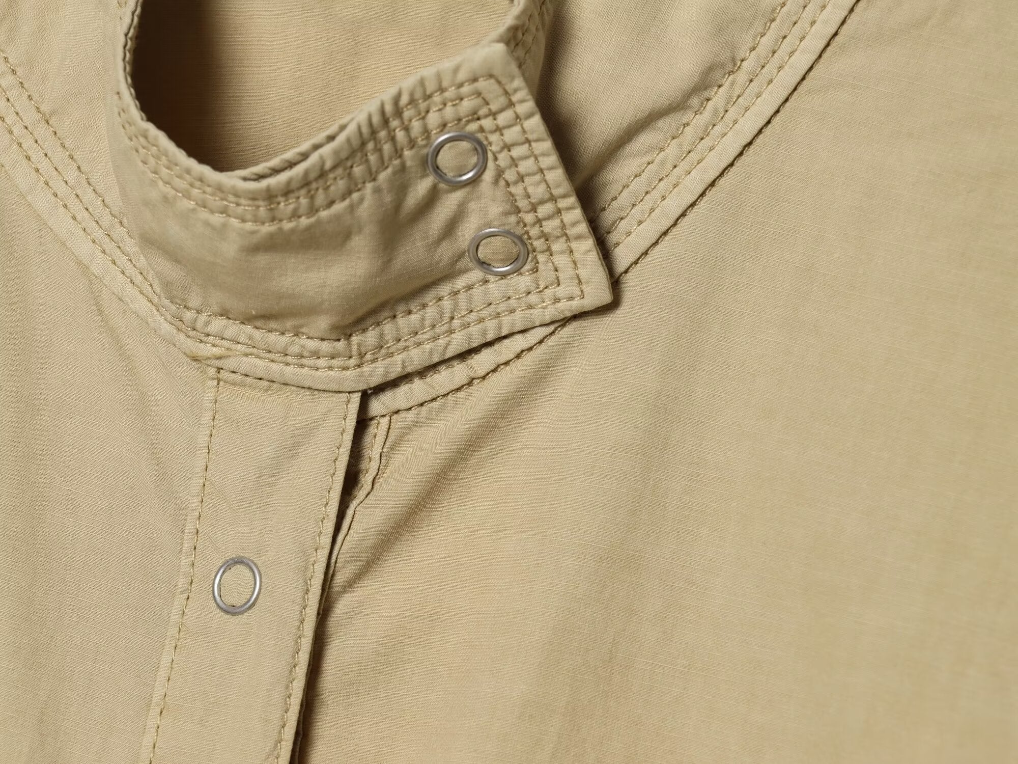 Women's washed effect poplin jacket Coat