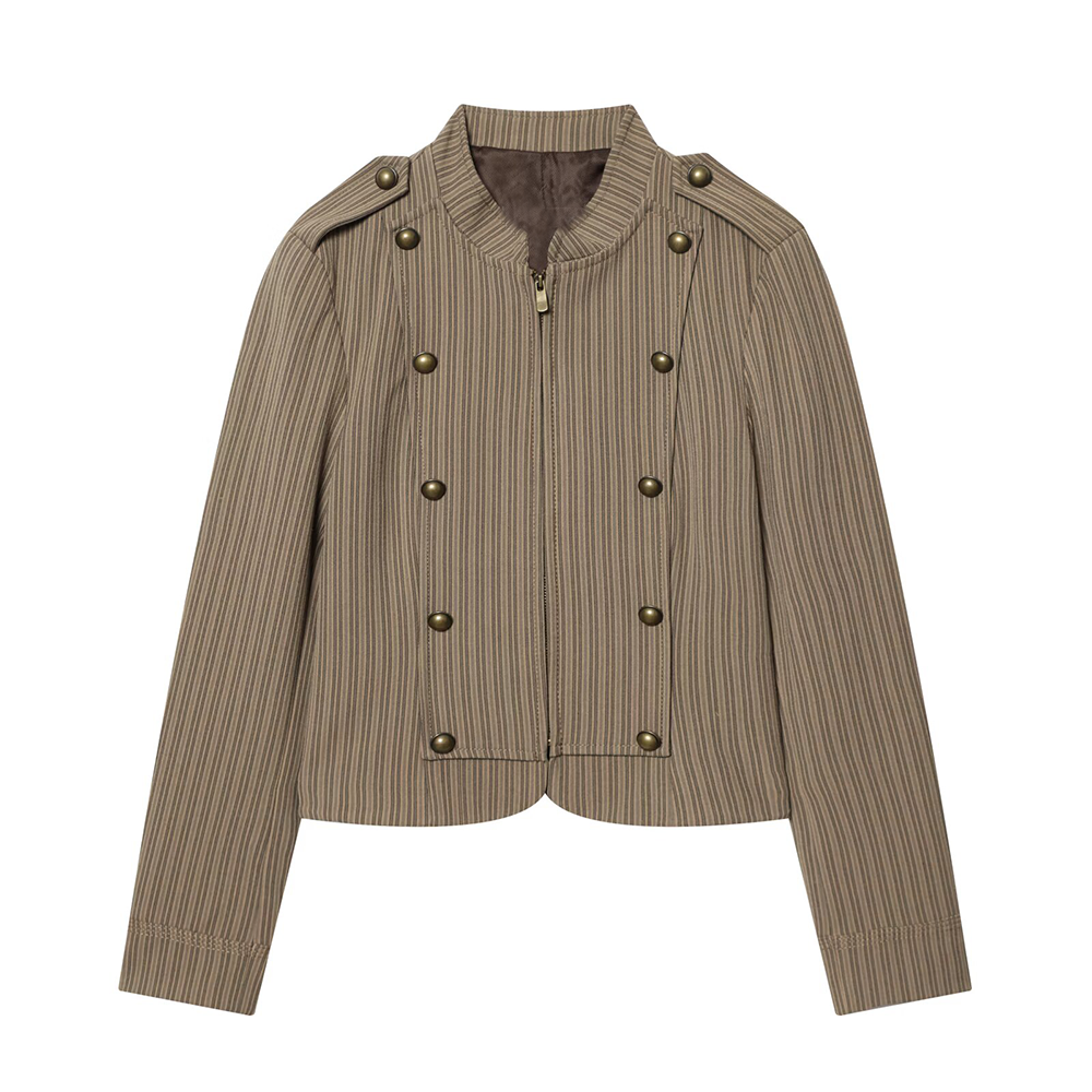 suit Women's 2 pieces slim striped Blazer Coat +Pants