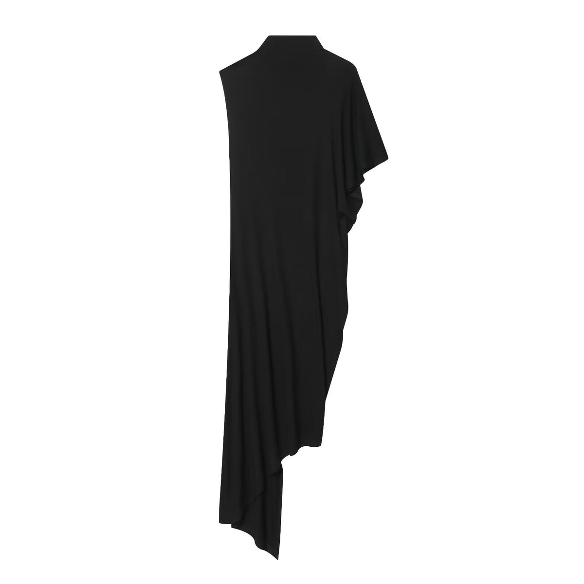 Women's new asymmetric long style pleated top