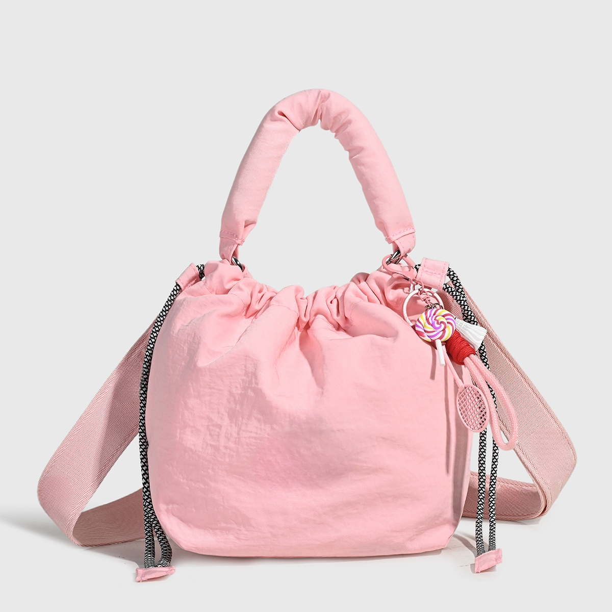 #109 Women's new casual Joker drawstring slung portable mini bag