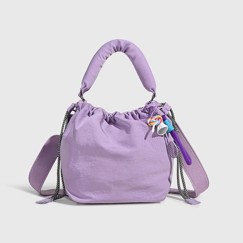 #109 Women's new casual Joker drawstring slung portable mini bag