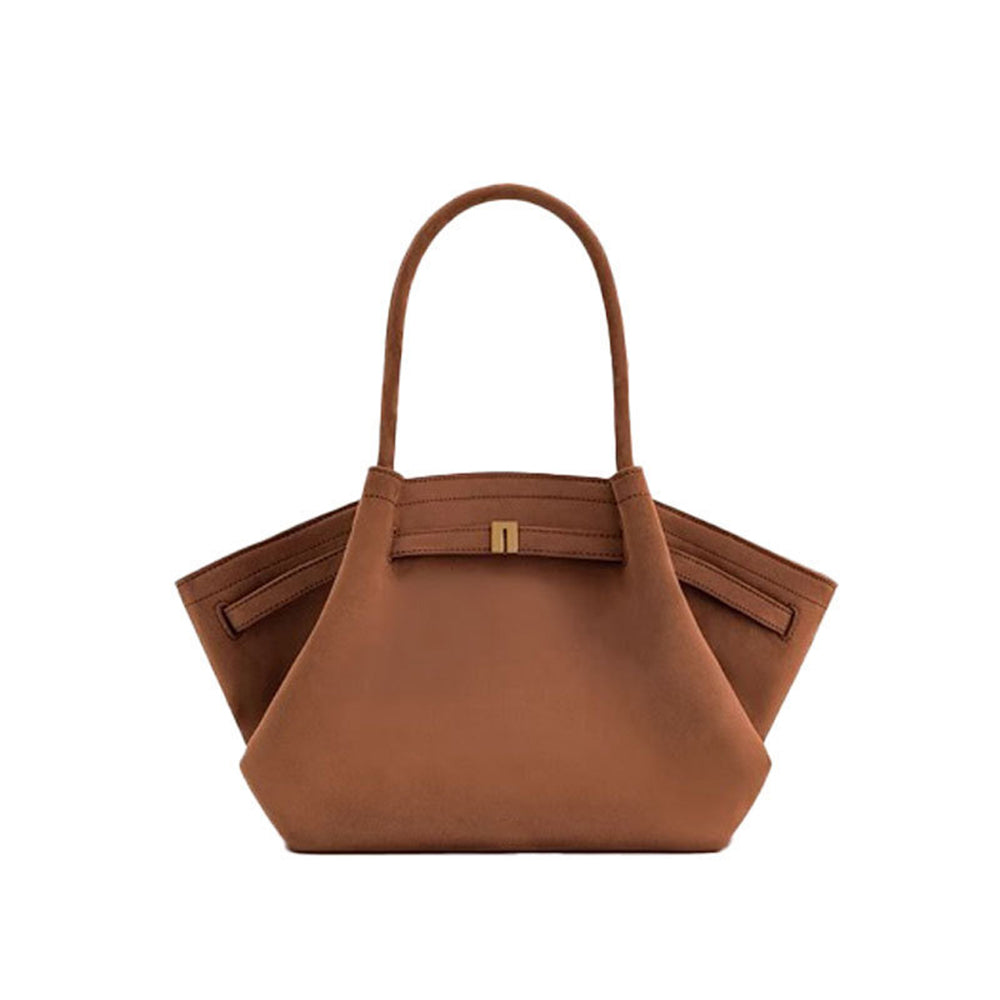 #69 Women's new suede commuter bag shoulder slung underarm bag